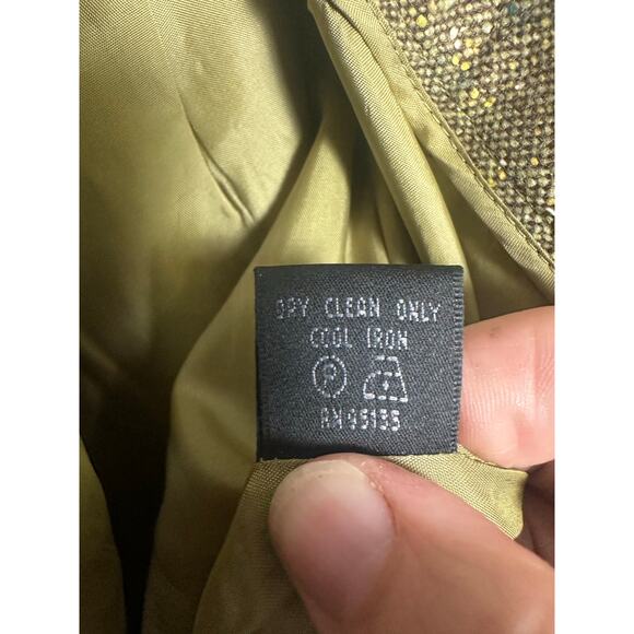 Lafayette 148 women’s trousers wide leg woven wool green academia heritage - Picture 4 of 11